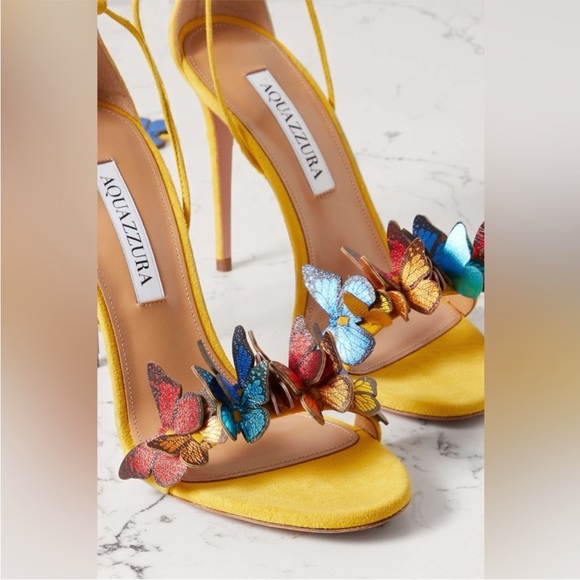 Aquazzura 105mm Papillon Sandals $995 38.5 - Picture 3 of 16